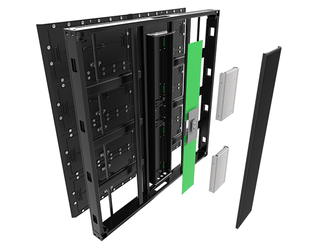 outdoor p3.91, p4.81, p6.25, p7.8, p10.42 aluminum cabinets with 1000x1000mm size for outdoor led video wall displaly screen